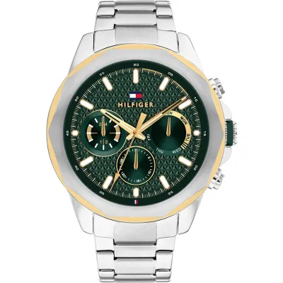 Tommy Hilfiger Lars Stainless Steel Green Dial Men's Watch
